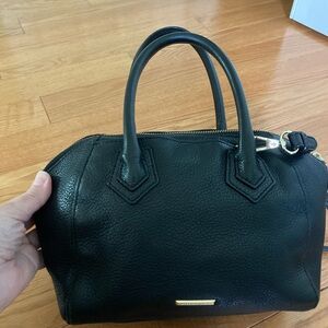 Rebecca Minkoff Black Satchel with Structured Design